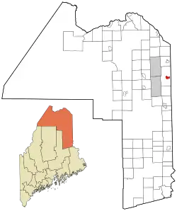 Location of Fort Fairfield, Maine