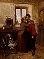 45. Gerolamo Induno, La partenza del garibaldino, 1860