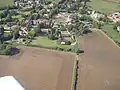 Aslackby village from the air