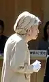 Atsuko Ikeda at the Ise Grand Shrine in Ise City, Mie Prefecture, in November 2009