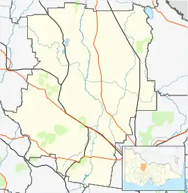 Wedderburn is located in Shire of Loddon