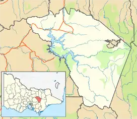 Mansfield is located in Shire of Mansfield