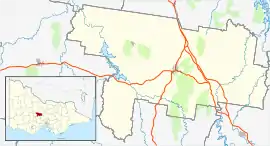 Guildford is located in Shire of Mount Alexander