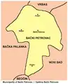 Map of Bački Petrovac municipality