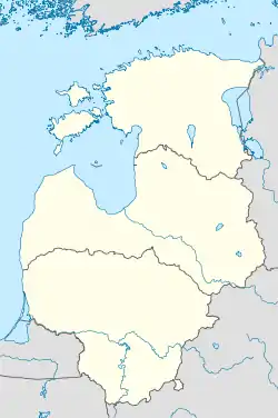 Vilnius is located in Baltic states