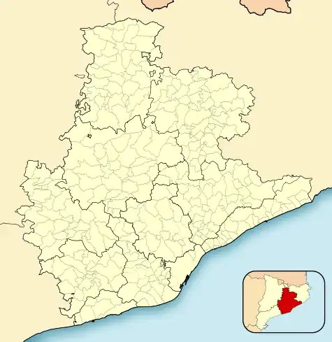 Navarcles is located in Province of Barcelona