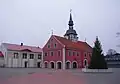 Bauska Town Hall in the Market square