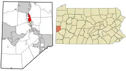 Location in Beaver County and the U.S. state of Pennsylvania.