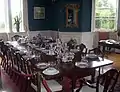 The dining room
