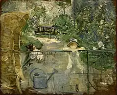 Berthe Morisot, The Basket Chair (1882), 61.3 x 75.5&nbsp;cm.