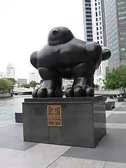 Bird Sculpture by Fernando Botero