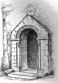Bishopstone church porch
