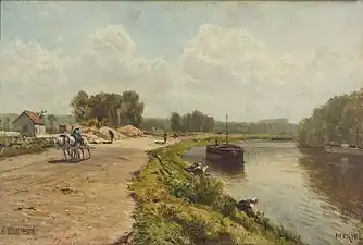 The Oise River Valley. Mériel. 1880sThe Russian Museum
