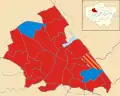 Brent 2014 results map