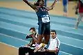Gold medalist in the long jump Brittney Reese.