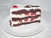 Slice of a Black Forest Cake