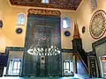 The prayer hall of the mosque