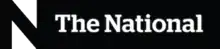 Wordmark logo of The National