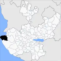 Location in Jalisco