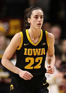 Clark with Iowa
