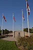 Monument at the site of Camp X in Whitby, Ontario