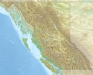 Mount Meager massif is located in British Columbia