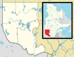 Launay is located in Western Quebec