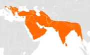 Map of range