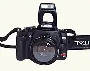 A Canon EOS 400D with the EF 50&nbsp;mm f/1.8 II lens