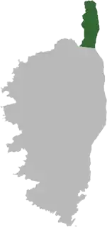 Location within the geographical area
