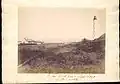Wickham Lighthouse and quarters, King Island. Only the lighthouse remains.