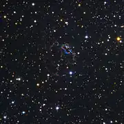 Cassiopeia&nbsp;A seen by the 24-inch Ritchey-Chrétien reflector at the Mount Lemmon Observatory