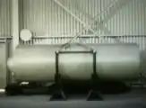 The SHRIMP shortly before installation in its shot cab
