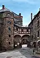 Mylau Castle inner courtyard
