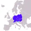 Central European countries in Encarta Encyclopedia (2009):&nbsp;&nbsp;Central European countries&nbsp;&nbsp;Slovenia in "south central Europe"