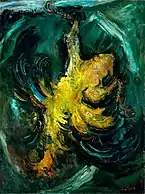 Chaïm Soutine, The Chicken (c. 1926), 102.2 × 76.1&nbsp;cm.