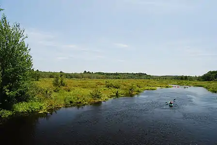 Charles River at Medfield-Millis town line