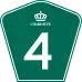Charlotte Route 4 marker