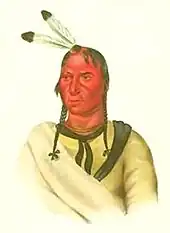 painting of man in native dress