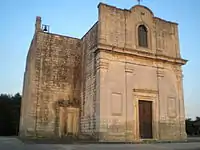 Byzantine church of Santa Marina in Stigliano, in the outlying area of Carpignano Salentino