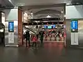 Entrance to ground level concourse, April 2015