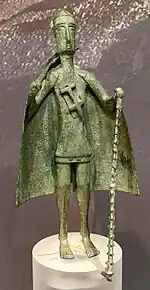 Bronze sculpture of a Nuragic chief from Uta