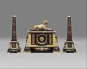 Clock; by Tiffany & Co.; circa 1885; marble & bronze; 46 x 51.1 x 19.7&nbsp;cm; Metropolitan Museum of Art