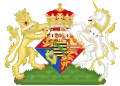 Complete arms of Alice as a princess of the United Kingdom