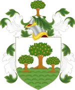 Edwin Forrest: Three trees and a tree crest (forest)