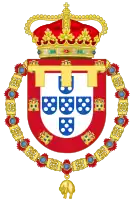 Coat of arms as a Knight of the Golden Fleece