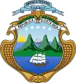 Coat of arms of Costa Rica from November 1906 to 1964