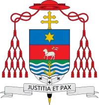 Gregorio Pietro XV Agagianian's coat of arms