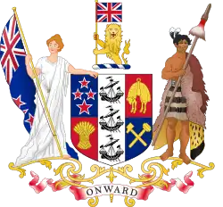 Coat of arms(1911–1956) of New Zealand