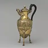 Coffeepot; 1797–1809; silver gilt; height: 33.3&nbsp;cm; Metropolitan Museum of Art, New York City
